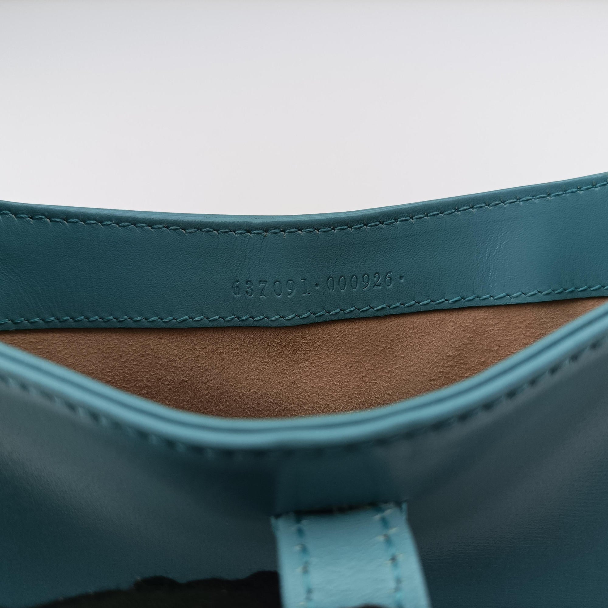 JACKIE 1961 Blue Leather 637091 G034491693ジャッキー 1961 ブルー レザー 637091 G034491693