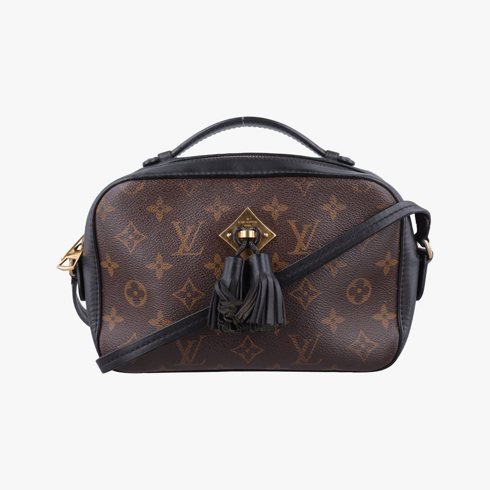SAINTONGE brown×Noir Monogram Canvas×calf leather M43555 DU2108サントンジュ モノグラム/ブラウン×ノワール モノグラムキャンバス×カーフレザー M43555 DU2108