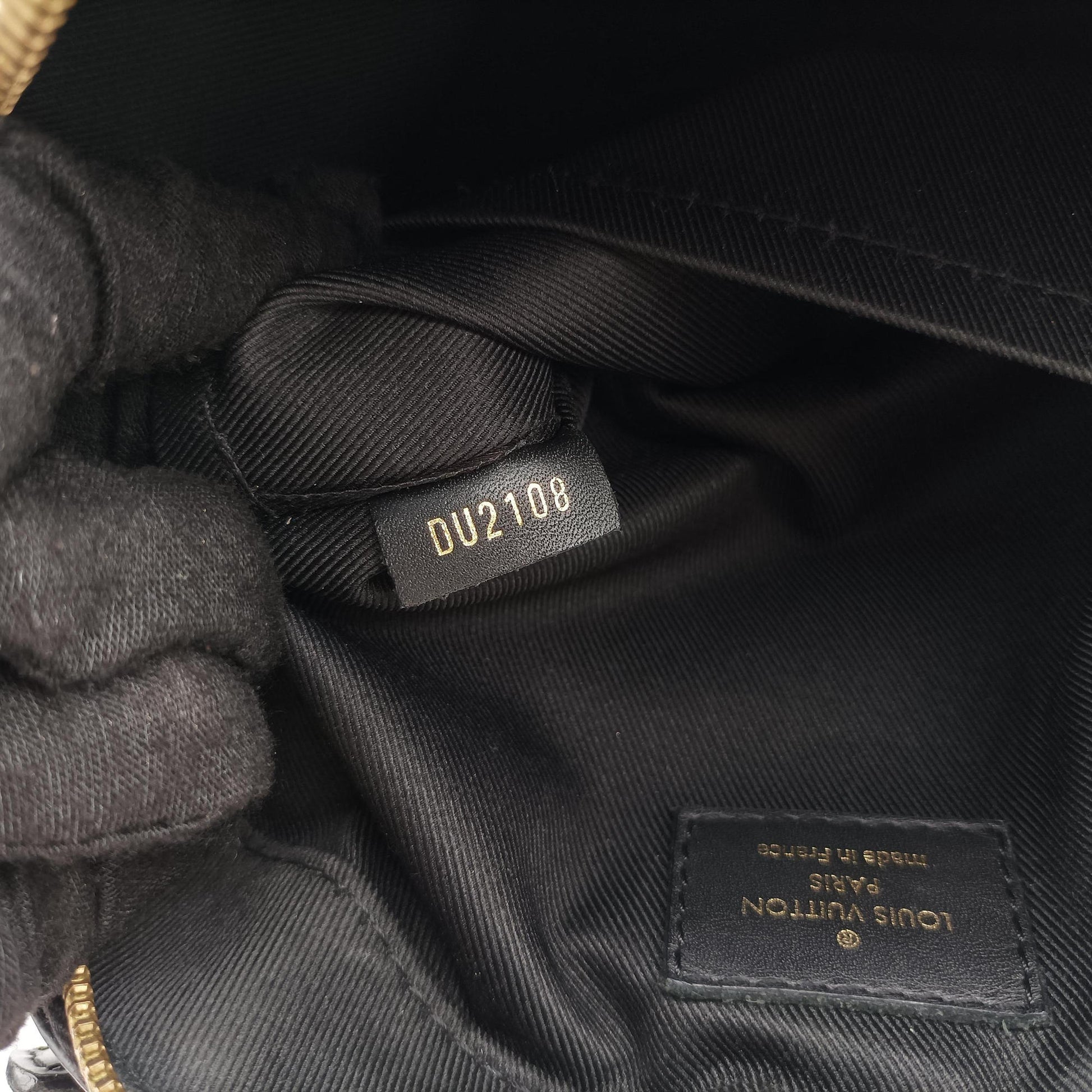SAINTONGE brown×Noir Monogram Canvas×calf leather M43555 DU2108サントンジュ モノグラム/ブラウン×ノワール モノグラムキャンバス×カーフレザー M43555 DU2108