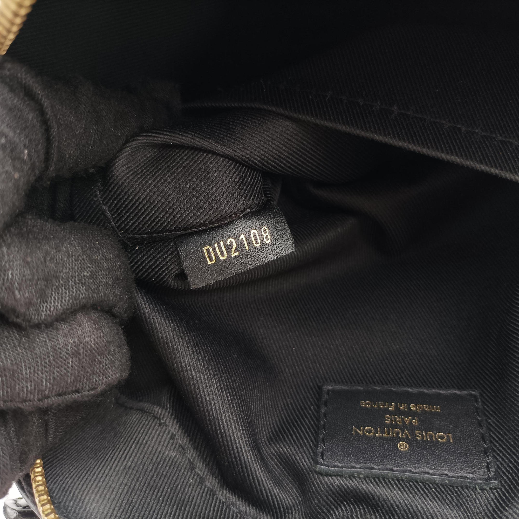 SAINTONGE brown×Noir Monogram Canvas×calf leather M43555 DU2108サントンジュ モノグラム/ブラウン×ノワール モノグラムキャンバス×カーフレザー M43555 DU2108