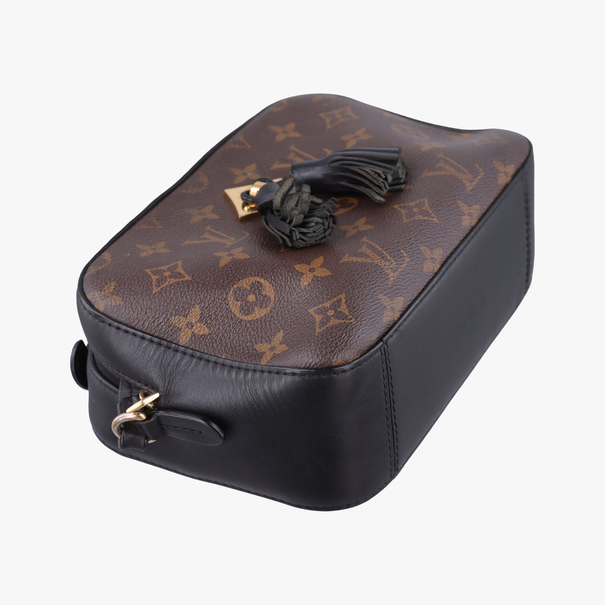 SAINTONGE brown×Noir Monogram Canvas×calf leather M43555 DU2108サントンジュ モノグラム/ブラウン×ノワール モノグラムキャンバス×カーフレザー M43555 DU2108