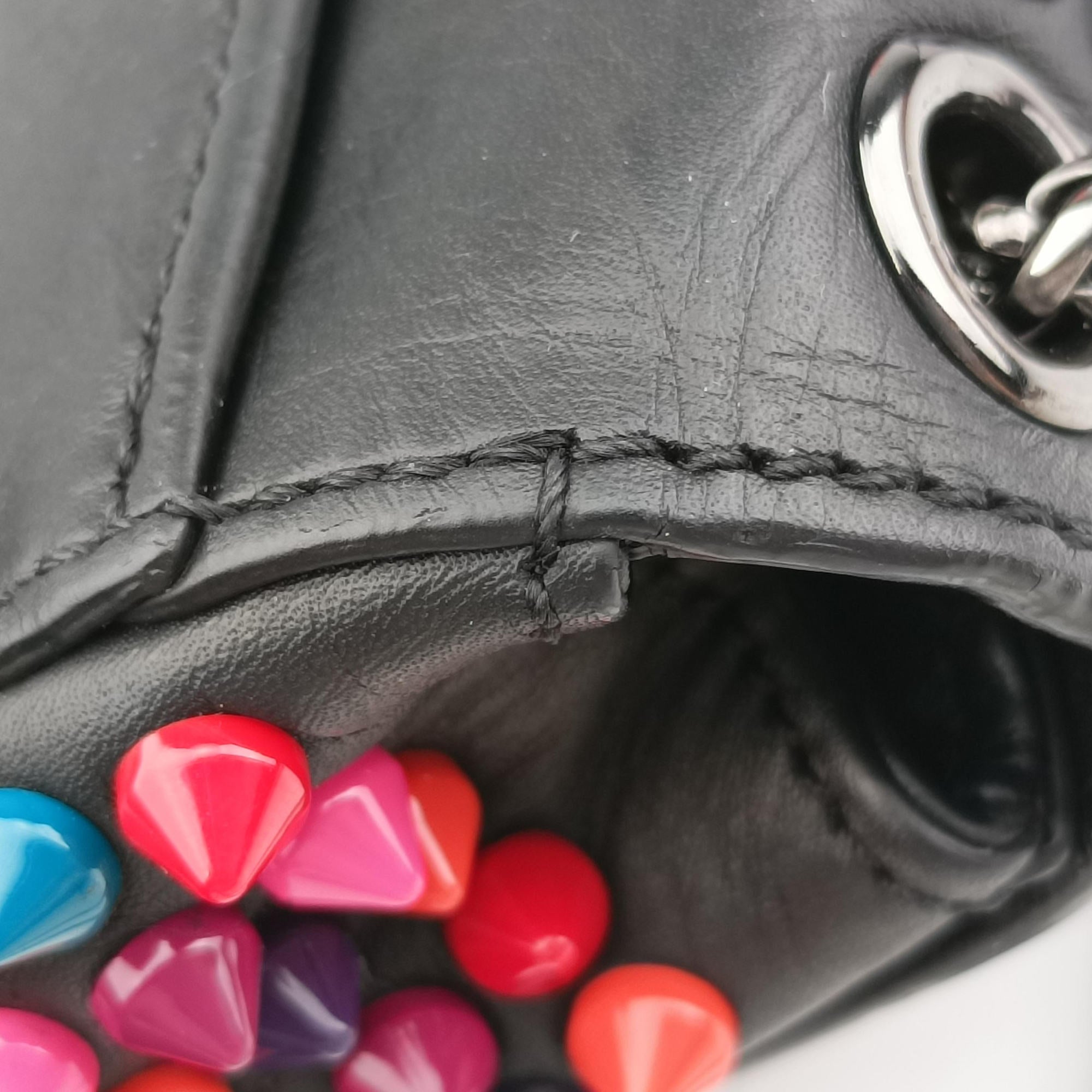 Sweet Charity Scarabe Spike Black Leather スイート チャリティー スカラベ スパイク ブラック レザー 