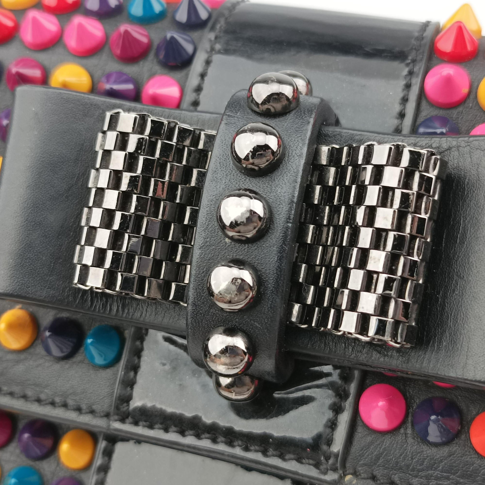 Sweet Charity Scarabe Spike Black Leather スイート チャリティー スカラベ スパイク ブラック レザー 
