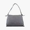 Baguette　Zucchino Navy×Grey canvas×leather 8BR001 Lot number unknownマンマバケット　ズッキーノ柄 ネイビー×グレー キャンバス×レザー 8BR001 製番不明