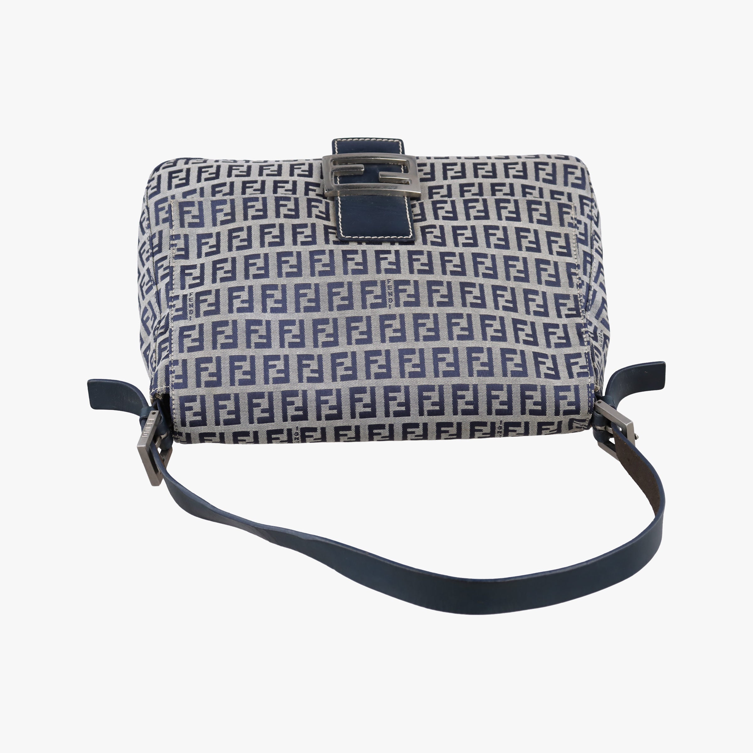 Baguette　Zucchino Navy×Grey canvas×leather 8BR001 Lot number unknownマンマバケット　ズッキーノ柄 ネイビー×グレー キャンバス×レザー 8BR001 製番不明
