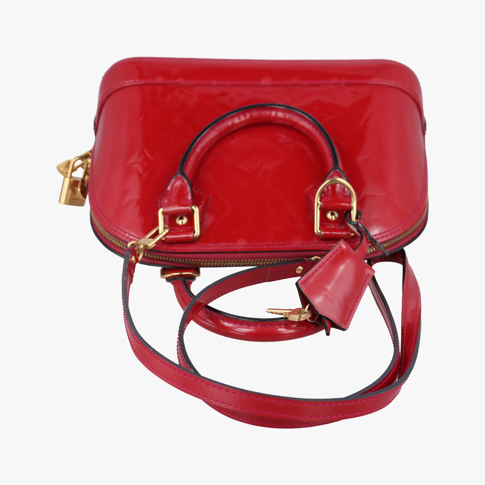 Alma BB pomme d'amour Monogram Vernis M91606 MI4183アルマBB ポムダムール モノグラム ヴェルニ M91606 MI4183