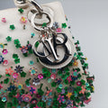 Lady Dior White×Multicolor Satin × Sequin × Bead Embellishments 02-MA-0194レディディオール ホワイト×マルチカラー サテン ×スパンコール×ビーズ刺繍  02-MA-0194