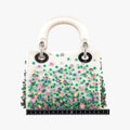 Lady Dior White×Multicolor Satin × Sequin × Bead Embellishments 02-MA-0194レディディオール ホワイト×マルチカラー サテン ×スパンコール×ビーズ刺繍  02-MA-0194