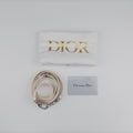 Lady Dior White×Multicolor Satin × Sequin × Bead Embellishments 02-MA-0194レディディオール ホワイト×マルチカラー サテン ×スパンコール×ビーズ刺繍  02-MA-0194