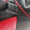 GG Marmont Black×red Leather 498109 A030030509GGマーモント ブラック×レッド レザー 498109 A030030509
