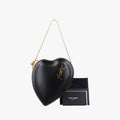 Love Box Heart Black Leather 466212 BCI466212.0318ラブボックス ハート型 ブラック レザー 466212 BCI466212.0318