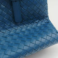 Roma Intrecciato Blue lambskin B02460518Fローマ イントレチャート ブルー ラムスキン B02460518F
