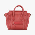 Luggage Mini Shopper Red Leather F-UP-0161ラゲージミニショッパー レッド レザー F-UP-0161