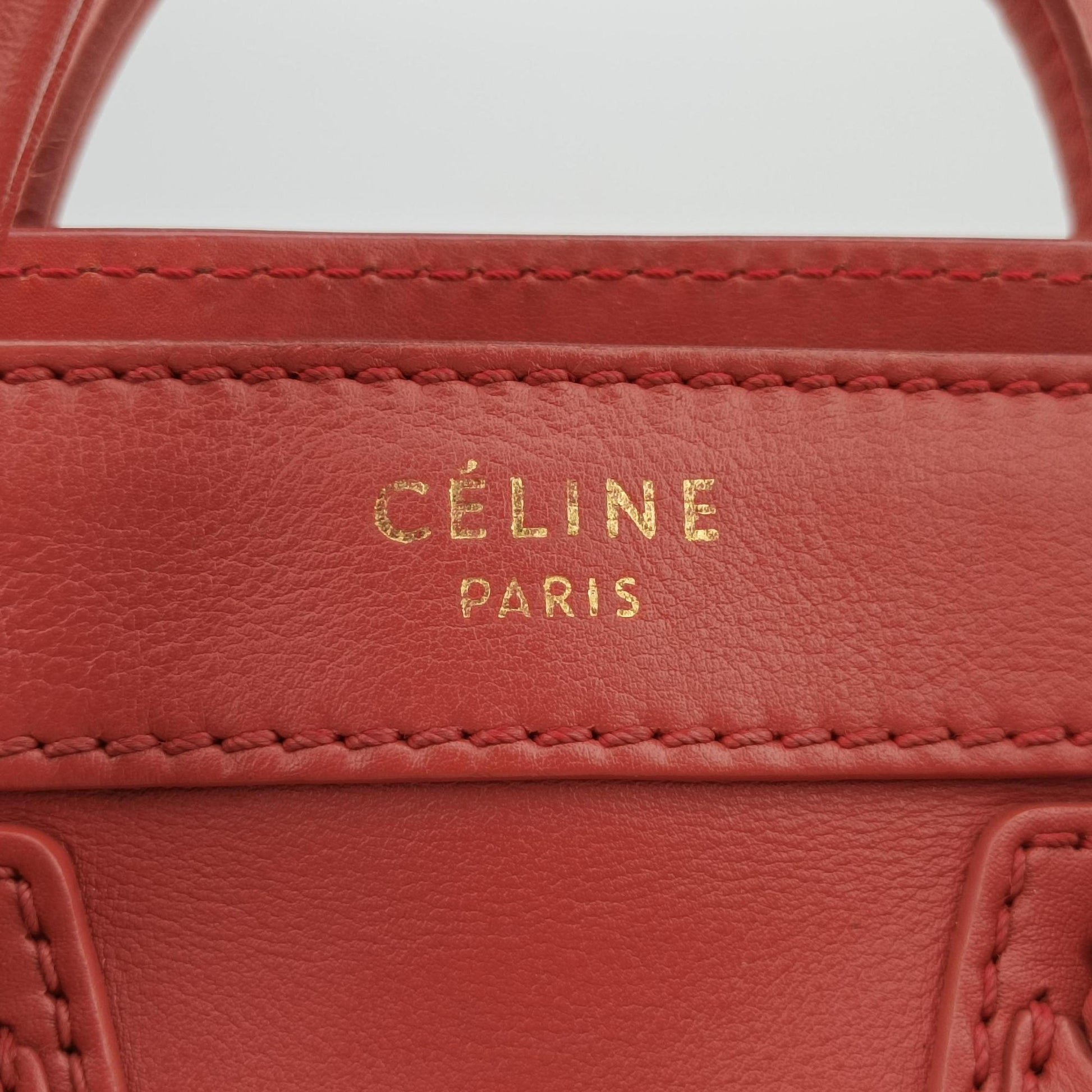 Luggage Mini Shopper Red Leather F-UP-0161ラゲージミニショッパー レッド レザー F-UP-0161