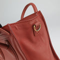 Luggage Mini Shopper Red Leather F-UP-0161ラゲージミニショッパー レッド レザー F-UP-0161