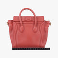 Luggage Mini Shopper Red Leather F-UP-0161ラゲージミニショッパー レッド レザー F-UP-0161