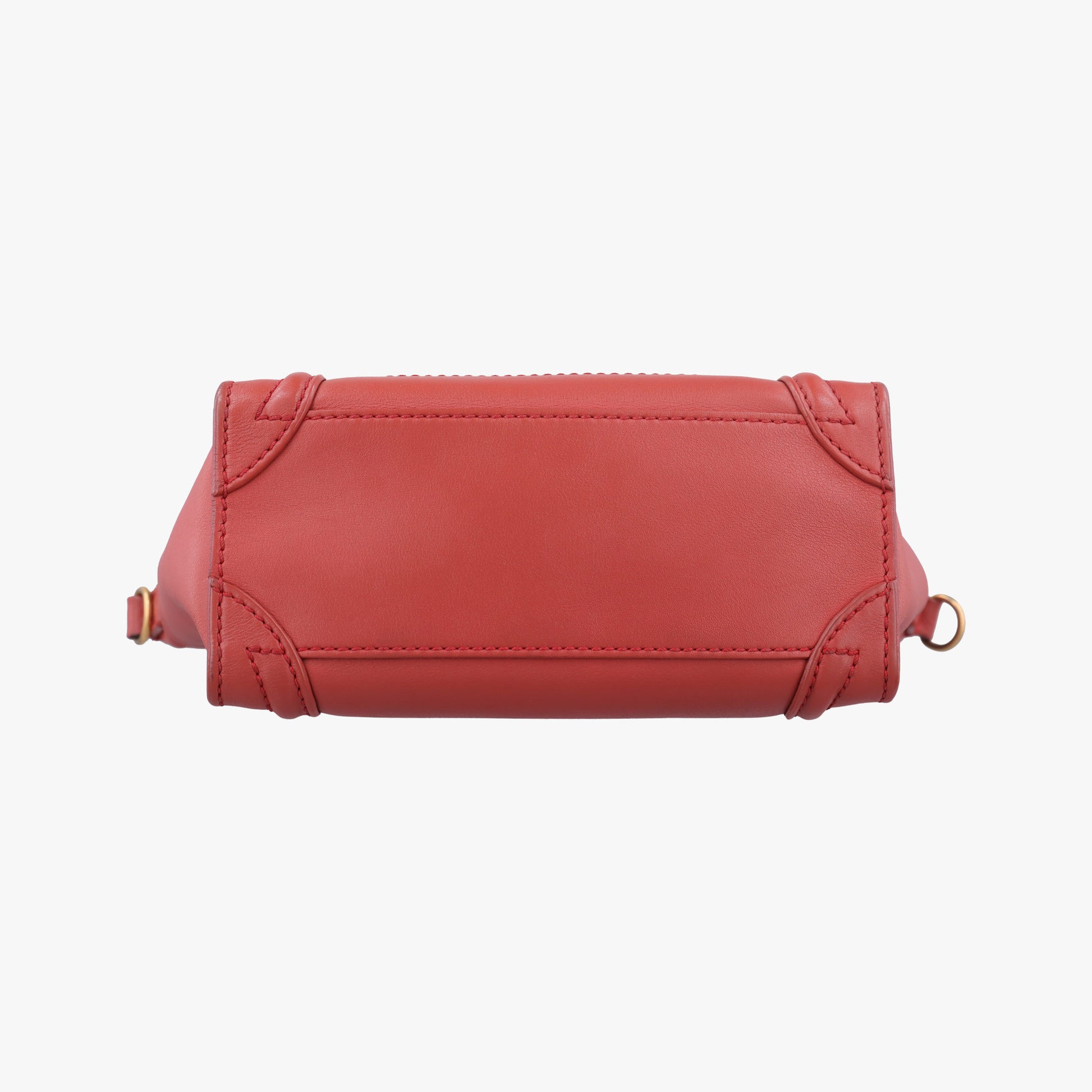 Luggage Mini Shopper Red Leather F-UP-0161ラゲージミニショッパー レッド レザー F-UP-0161