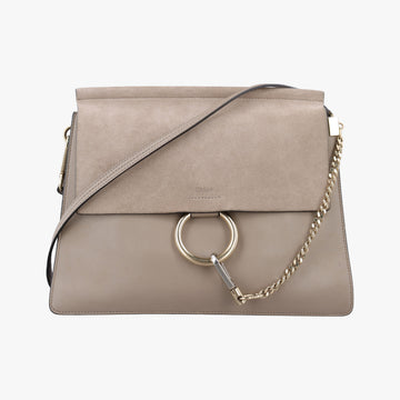 FAYE Beige Suede × leather 031670652フェイ ベージュ スエード×レザー 031670652