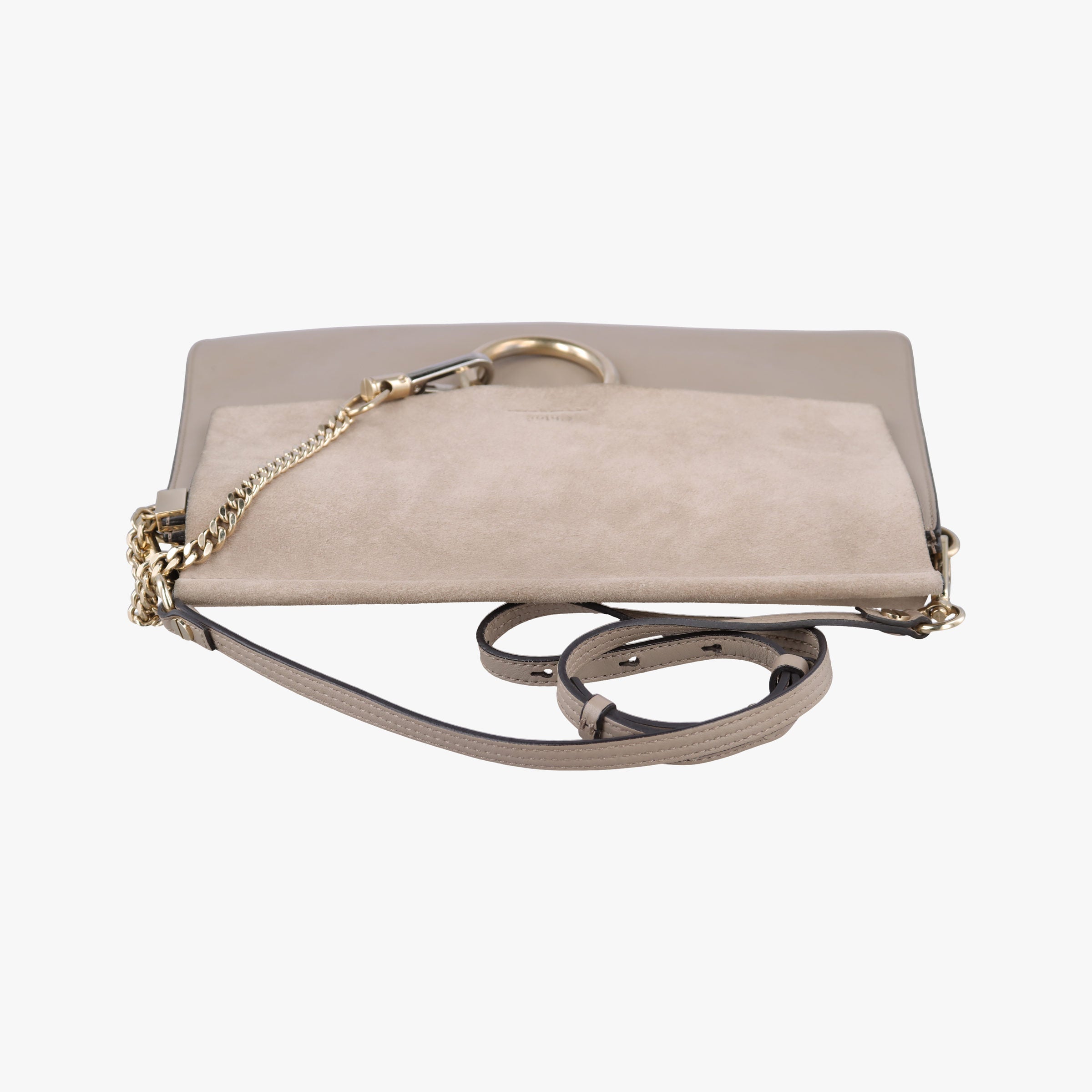 FAYE Beige Suede × leather 031670652フェイ ベージュ スエード×レザー 031670652