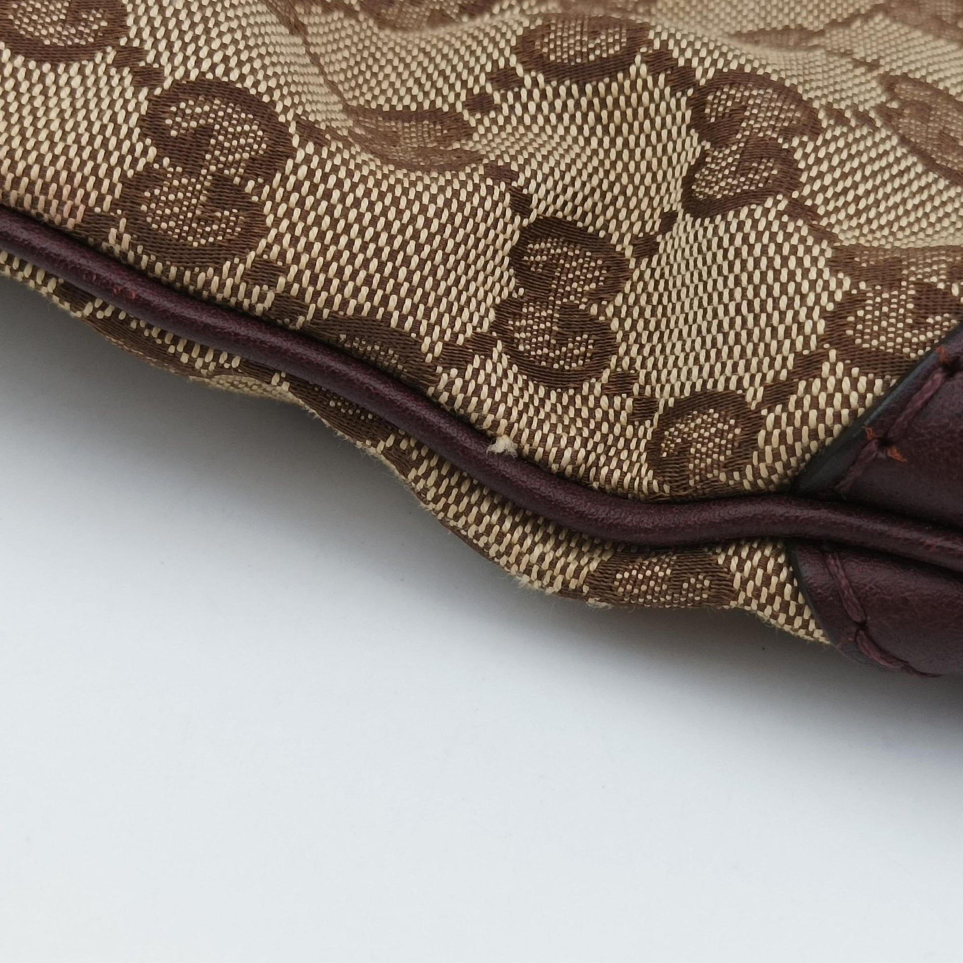 Charlotte BeigexBordeaux canvasxLeather 203503 I6966941シャーロット ベージュ x ボルドー キャンバス xレザー 203503 I6966941