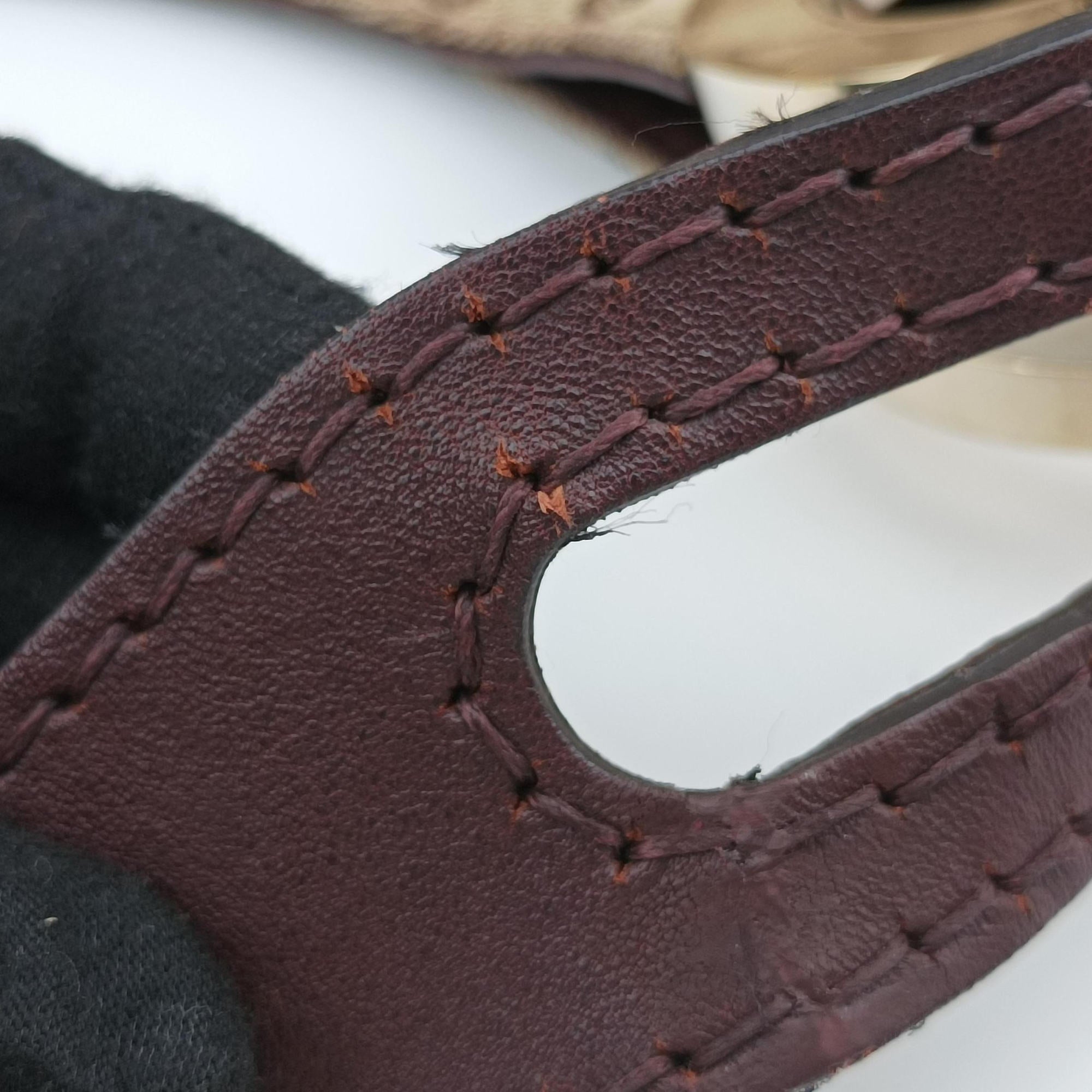 Charlotte BeigexBordeaux canvasxLeather 203503 I6966941シャーロット ベージュ x ボルドー キャンバス xレザー 203503 I6966941