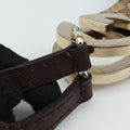 Charlotte BeigexBordeaux canvasxLeather 203503 I6966941シャーロット ベージュ x ボルドー キャンバス xレザー 203503 I6966941