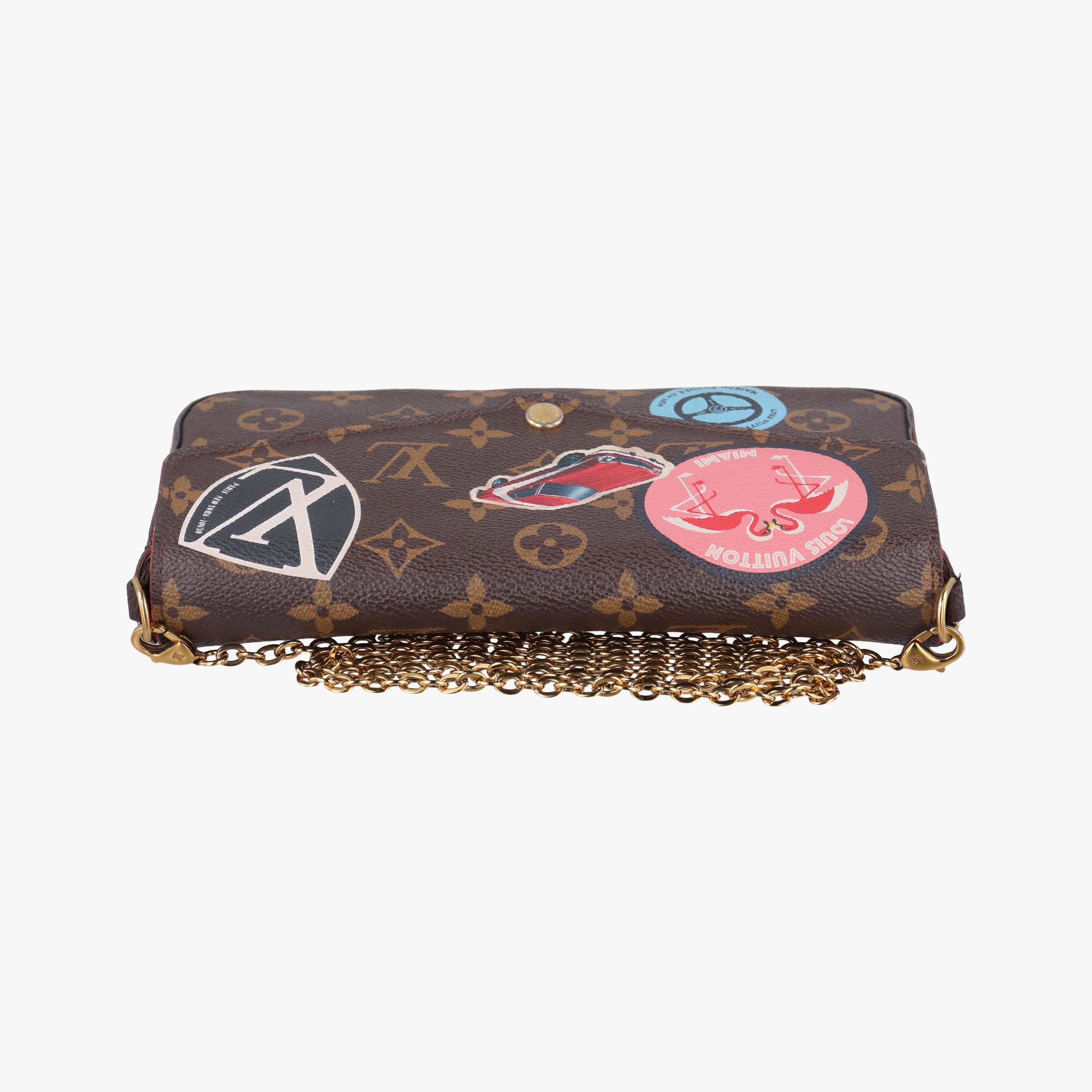 Felicie Pochette Brown×Multicolor Monogram Canvas M62145 MI3186フェリシー ポシェット モノグラム/ブラウン系×マルチカラー モノグラムキャンバス M62145 MI3186