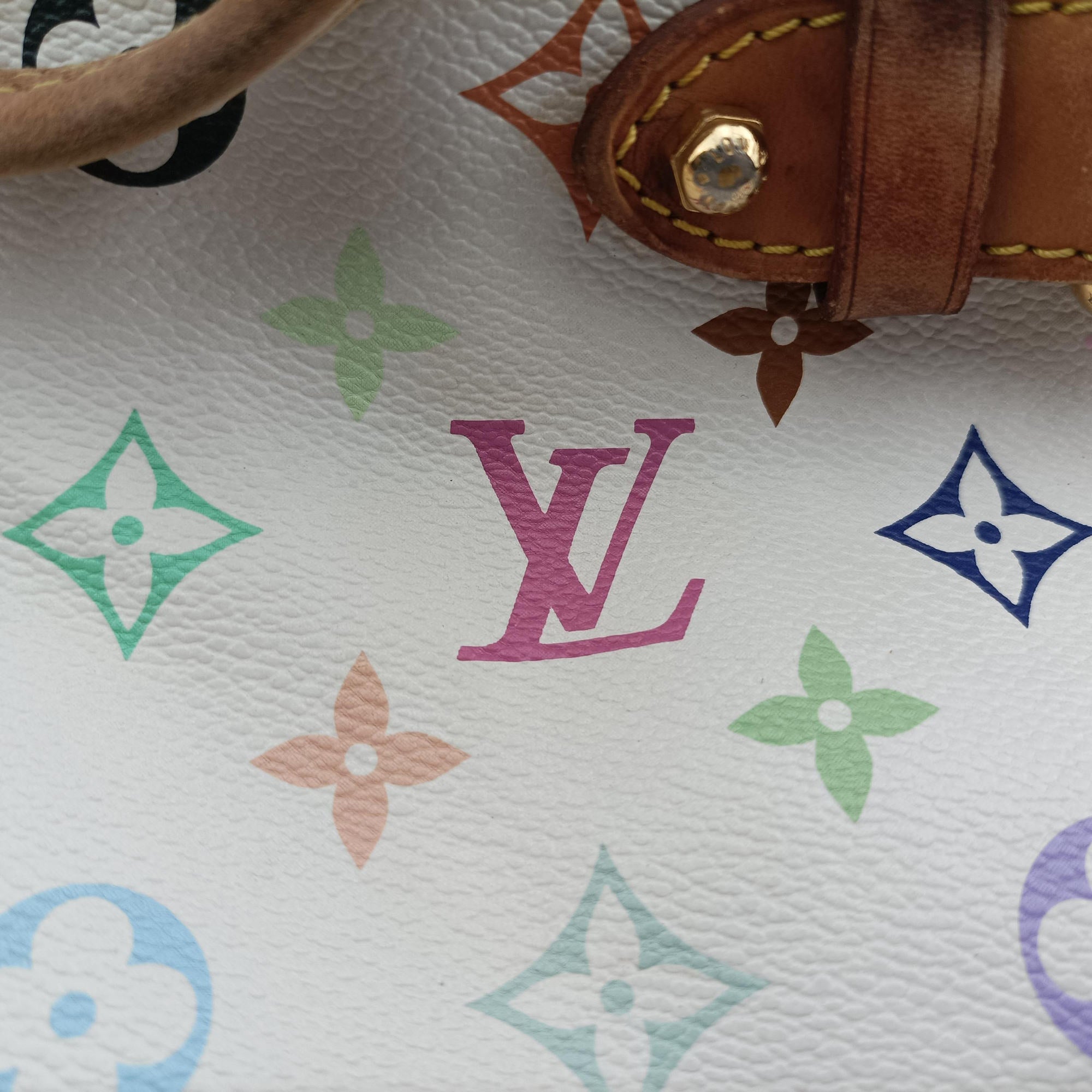 CLAUDIA white Monogram Multicolor M40193 Lot number unknownクラウディア ブロン モノグラム マルチカラー M40193 製番不明