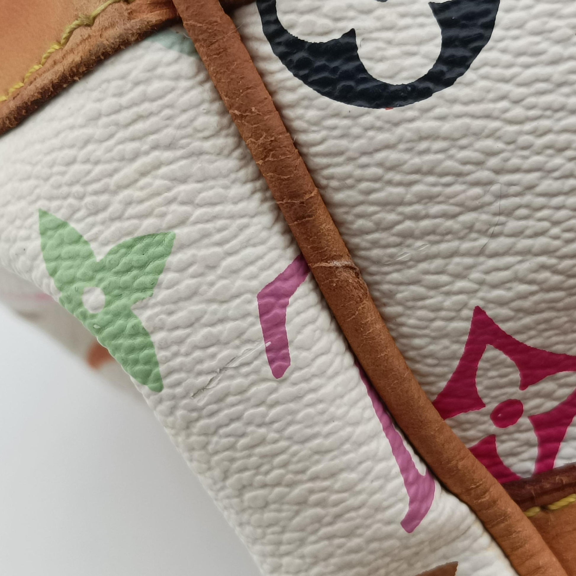 CLAUDIA white Monogram Multicolor M40193 Lot number unknownクラウディア ブロン モノグラム マルチカラー M40193 製番不明