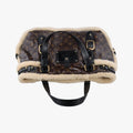 Monogram Shearling Thunder Tote Brown Monogram × Cream Coated Monogram Canvas x Shearling x Patent M95573 RC4057モノグラム シアリング サンダー トート モノグラム ブラウン ×クリーム コーティングキャンバス×シアリング×パテント M95573 RC4057
