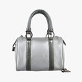 Zucchino Glitter Logo Silver × Gray Leather PZ 0101ズッカ柄 ズッキーノ グリッターロゴ シルバー × グレー レザー PZ 0101