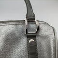 Zucchino Glitter Logo Silver × Gray Leather PZ 0101ズッカ柄 ズッキーノ グリッターロゴ シルバー × グレー レザー PZ 0101