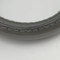 Zucchino Glitter Logo Silver × Gray Leather PZ 0101ズッカ柄 ズッキーノ グリッターロゴ シルバー × グレー レザー PZ 0101