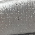 Zucchino Glitter Logo Silver × Gray Leather PZ 0101ズッカ柄 ズッキーノ グリッターロゴ シルバー × グレー レザー PZ 0101