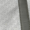 Zucchino Glitter Logo Silver × Gray Leather PZ 0101ズッカ柄 ズッキーノ グリッターロゴ シルバー × グレー レザー PZ 0101