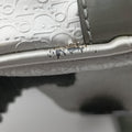 Zucchino Glitter Logo Silver × Gray Leather PZ 0101ズッカ柄 ズッキーノ グリッターロゴ シルバー × グレー レザー PZ 0101
