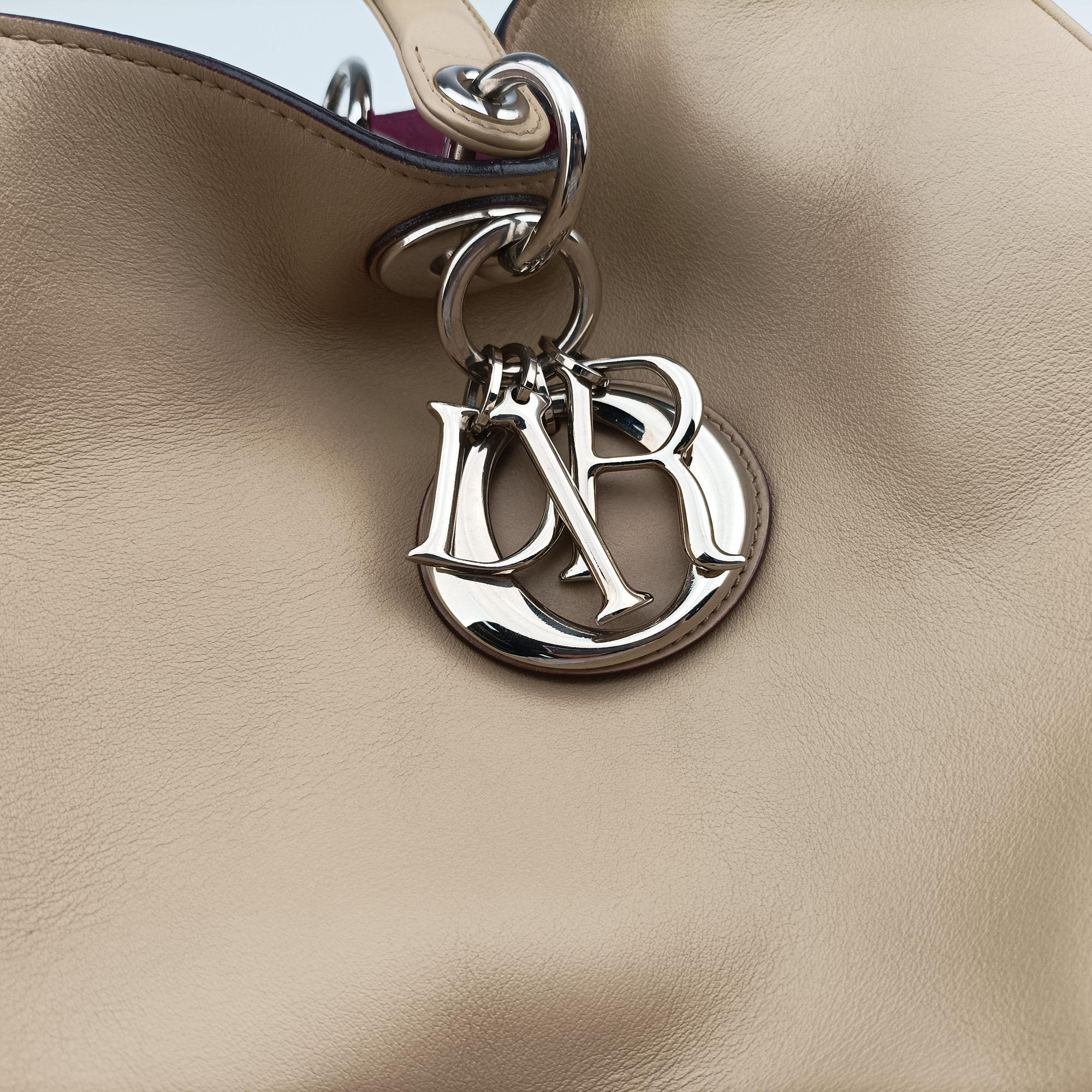 Diorissimo Beige Leather 19-MA-0132ディオリッシモ ベージュ レザー 19-MA-0132