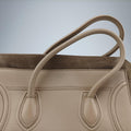 Luggage Small Square Phantom Beige Leather F-CU-0132ラゲージスモールスクエアファントム ベージュ レザー F-CU-0132