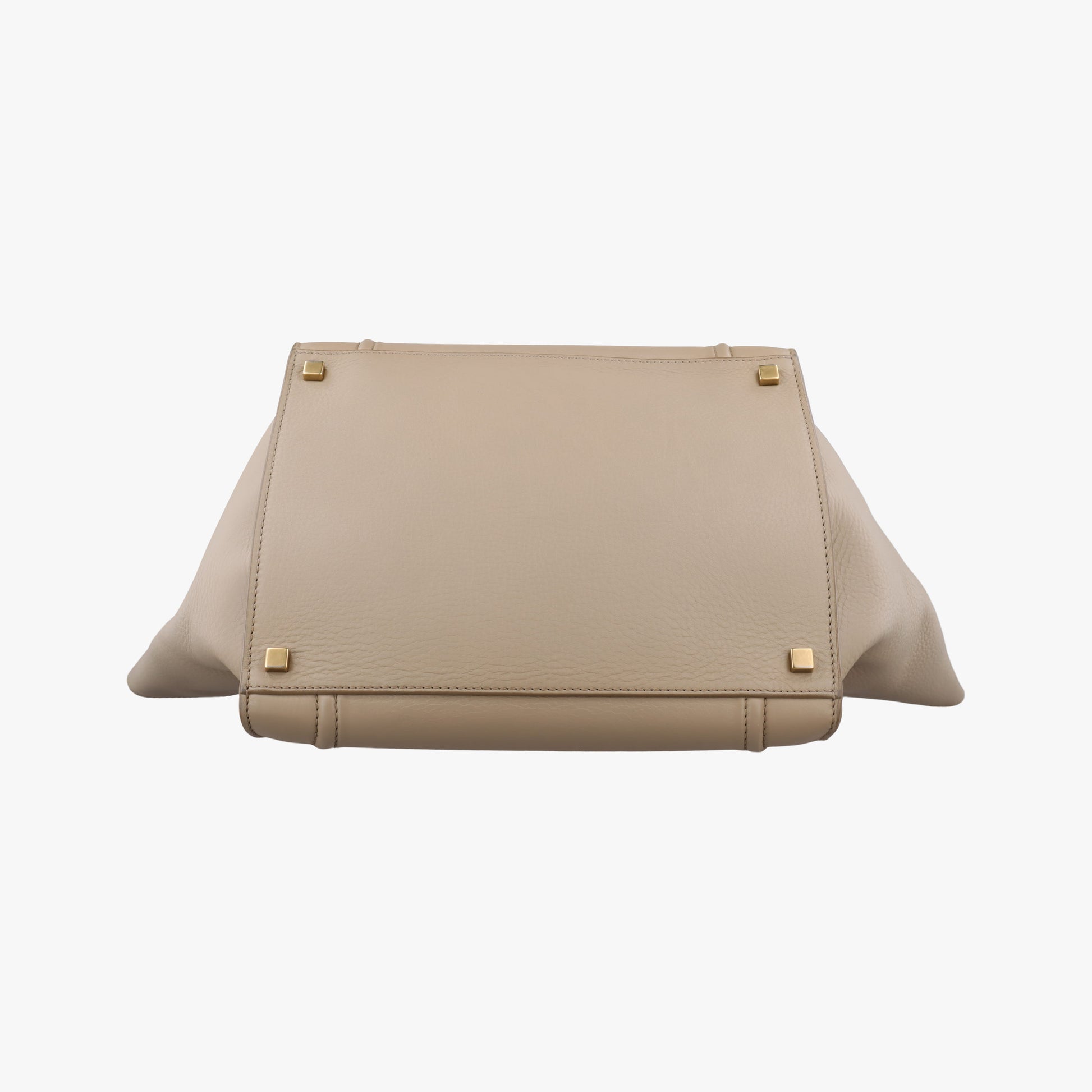 Luggage Small Square Phantom Beige Leather F-CU-0132ラゲージスモールスクエアファントム ベージュ レザー F-CU-0132