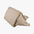 Luggage Small Square Phantom Beige Leather F-CU-0132ラゲージスモールスクエアファントム ベージュ レザー F-CU-0132