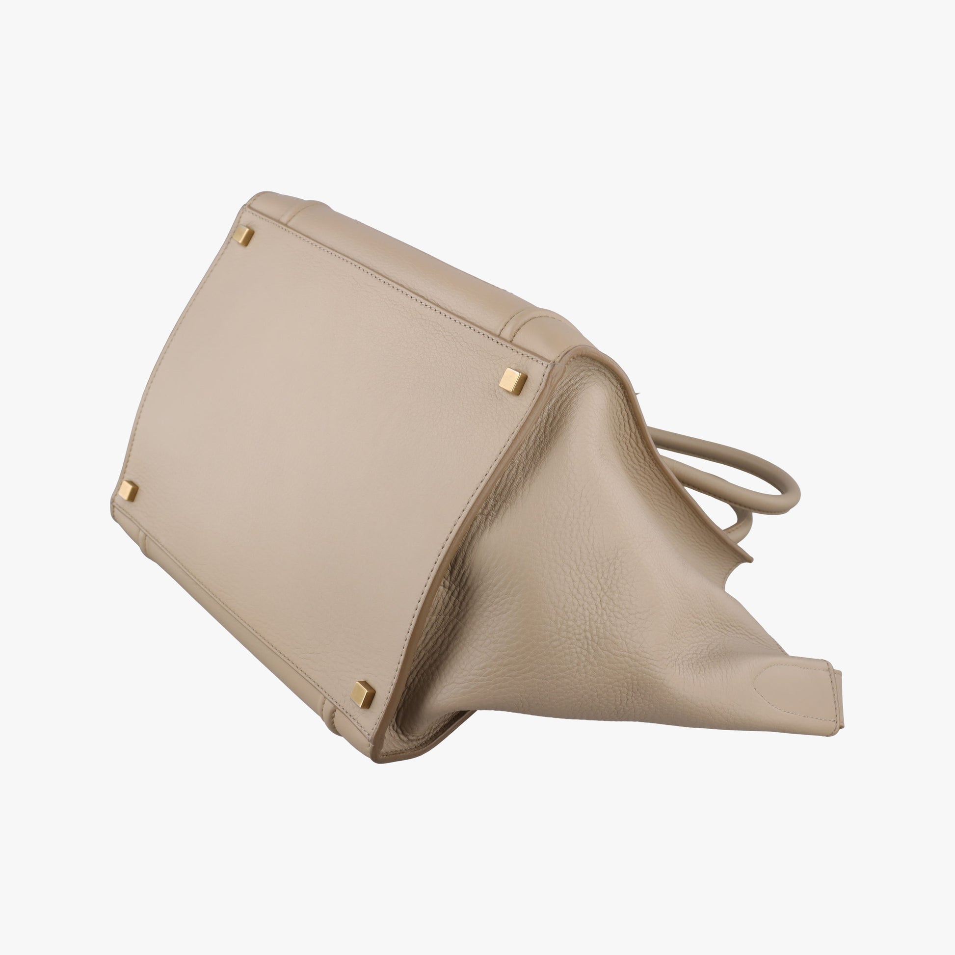 Luggage Small Square Phantom Beige Leather F-CU-0132ラゲージスモールスクエアファントム ベージュ レザー F-CU-0132