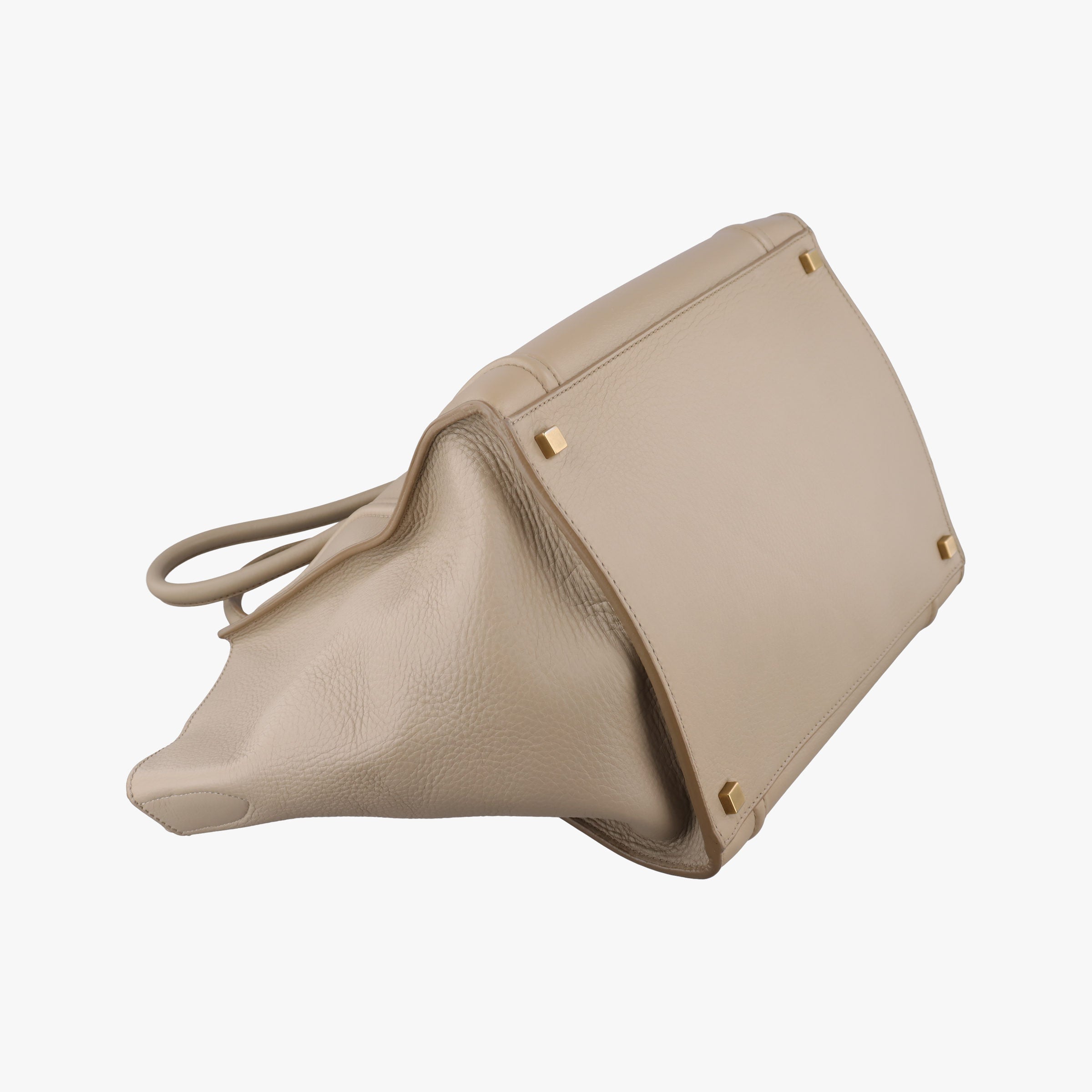 Luggage Small Square Phantom Beige Leather F-CU-0132ラゲージスモールスクエアファントム ベージュ レザー F-CU-0132