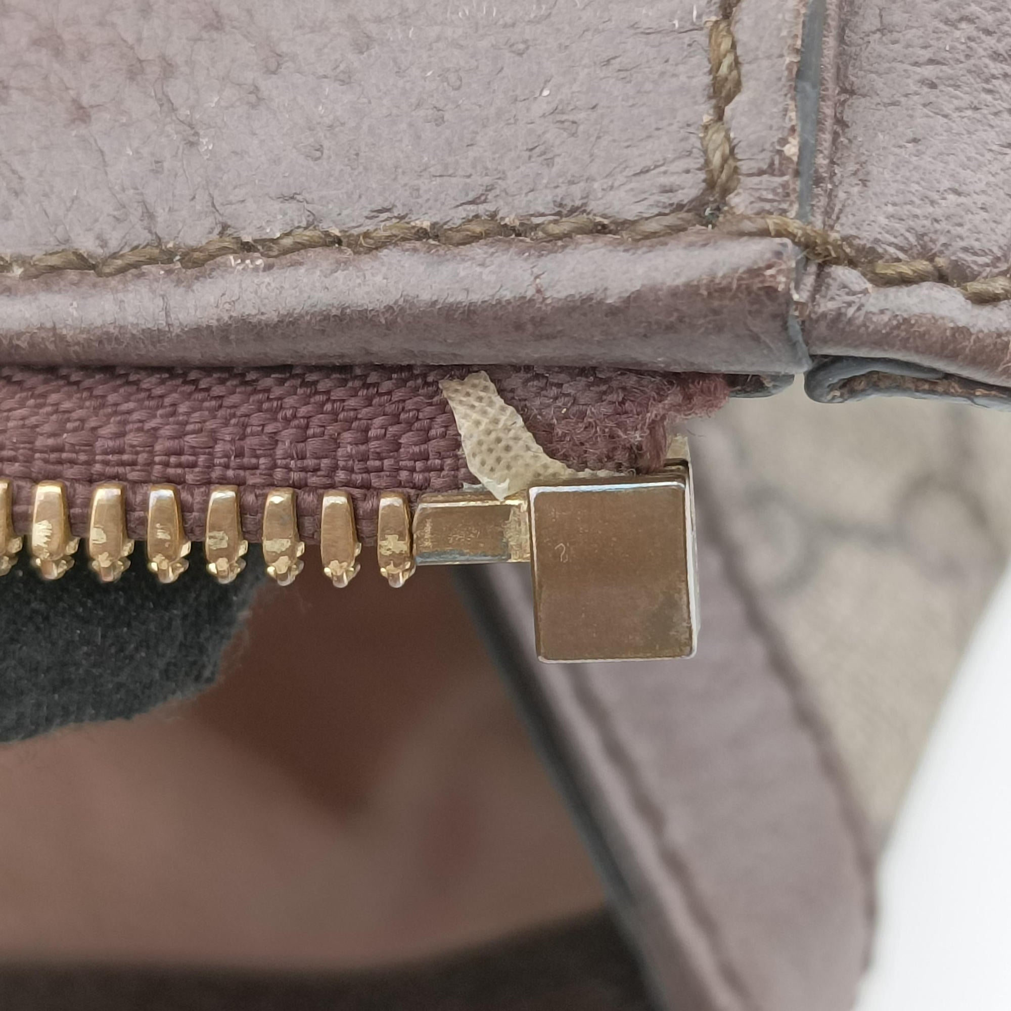 OPHIDIA Beige×Brown×Red×Green PVC coated canvas×Leather 524537 C026468528オフィディア ベージュ×ブラウン×レッド×グリーン PVCコーティングキャンバス×レザー 524537 C026468528