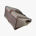 OPHIDIA Beige×Brown×Red×Green PVC coated canvas×Leather 524537 C026468528オフィディア ベージュ×ブラウン×レッド×グリーン PVCコーティングキャンバス×レザー 524537 C026468528