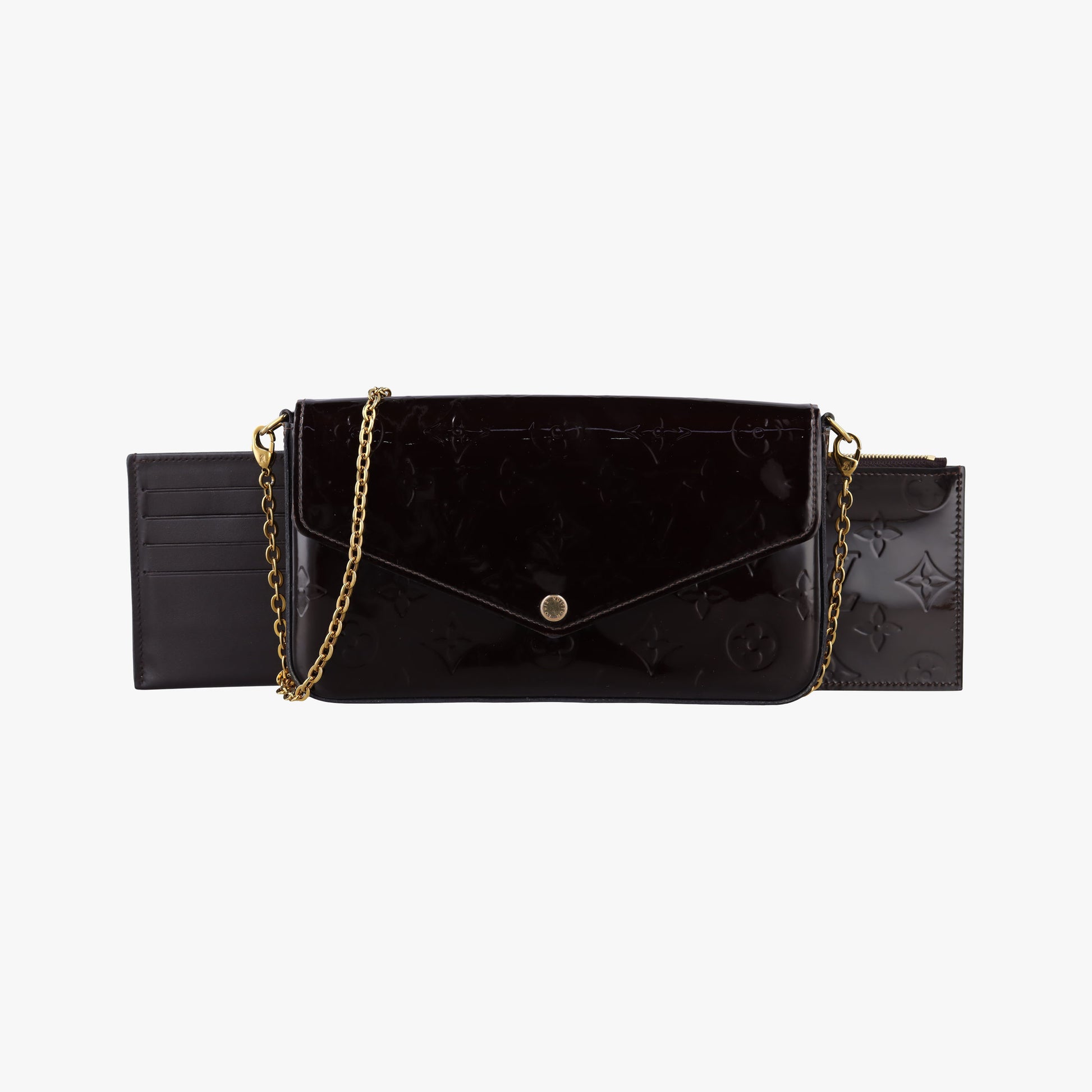 Pochette Felice Amarante Vernis M64579 MI2157ポシェット フェリーチェ アマラント ヴェルニ M64579 MI2157