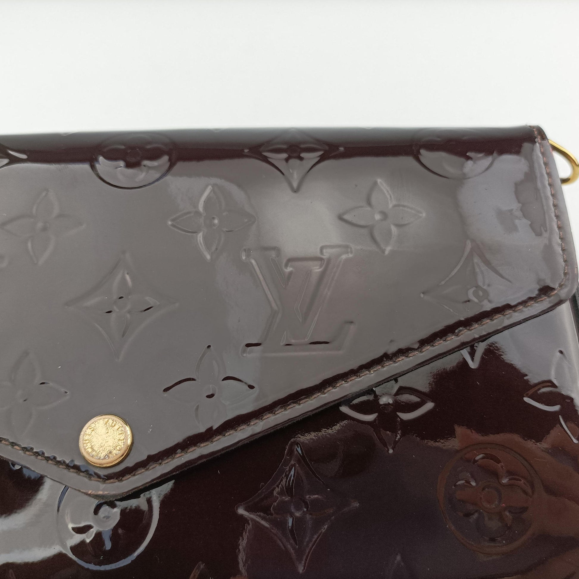 Pochette Felice Amarante Vernis M64579 MI2157ポシェット フェリーチェ アマラント ヴェルニ M64579 MI2157