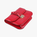 Rockstud Glam Lock Red Patent Leather Lot number unknownロックスタッズグラムロックスモール レッド パテント 製番不明
