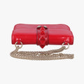 Rockstud Glam Lock Red Patent Leather Lot number unknownロックスタッズグラムロックスモール レッド パテント 製番不明