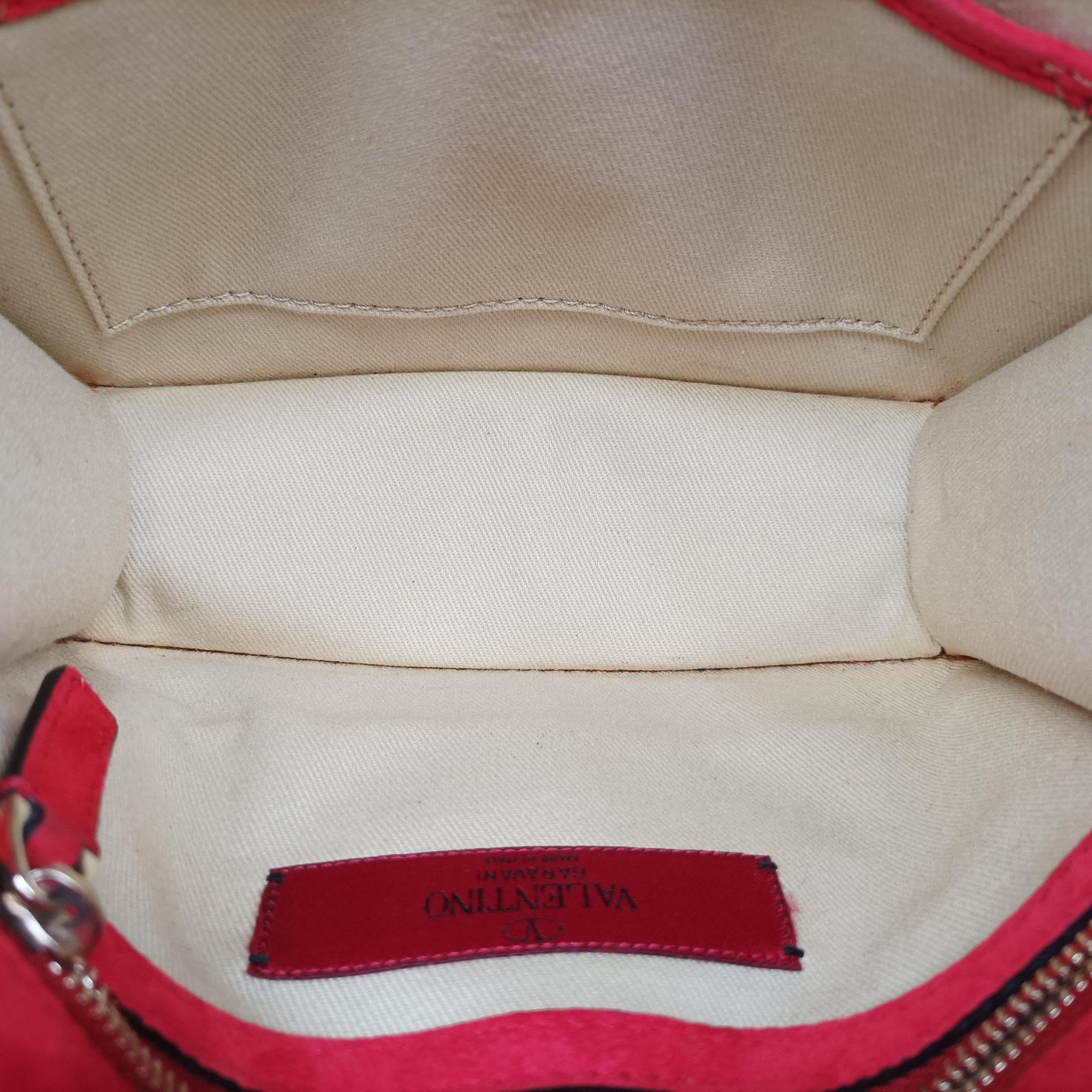 Rockstud Glam Lock Red Patent Leather Lot number unknownロックスタッズグラムロックスモール レッド パテント 製番不明