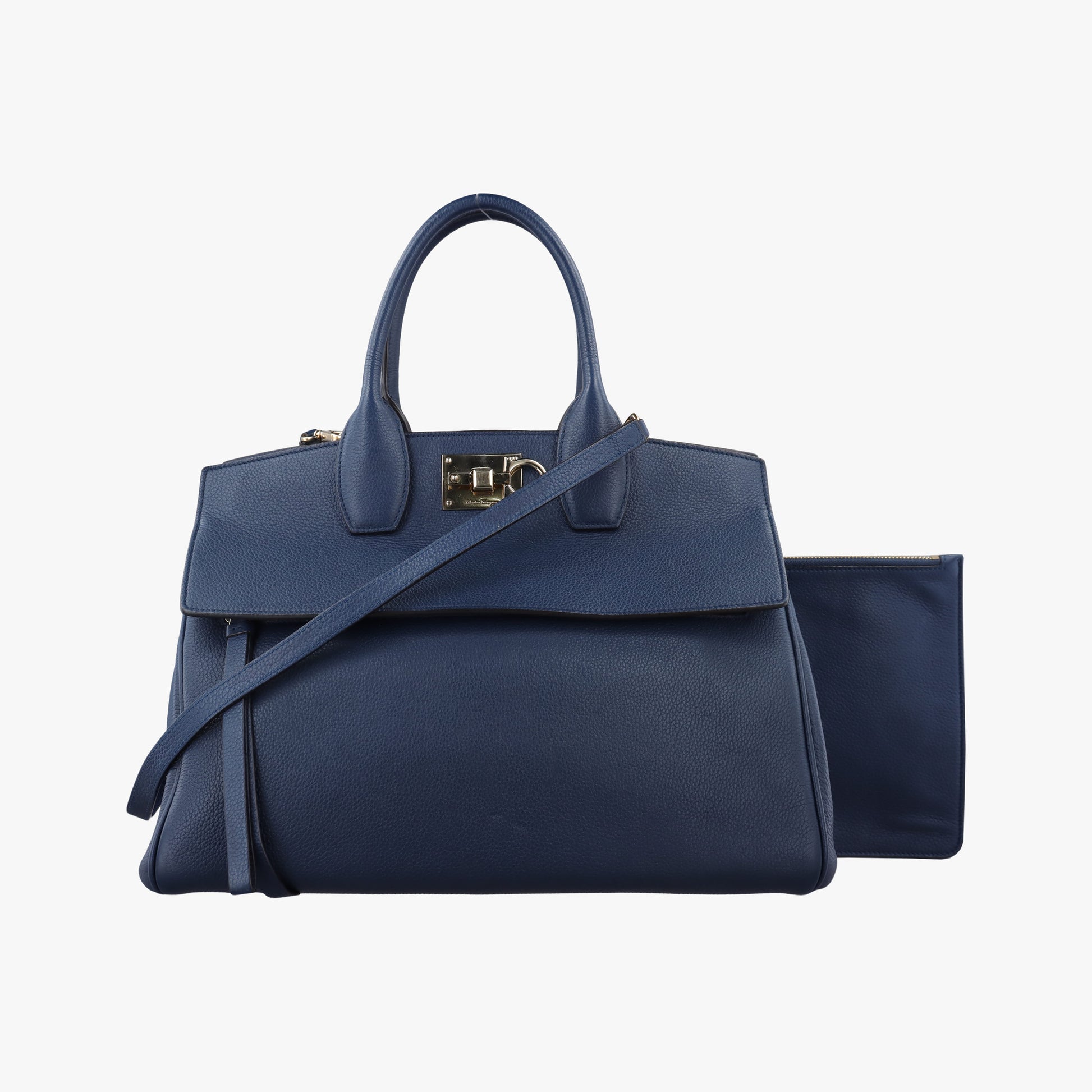 Studio Navy Grained Calfskin 21H159 FZ-21 H 167スタジオ ネイビー グレインレザー 21H159 FZ-21 H 167